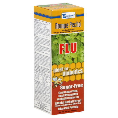 Rompe Pecho Flu, Advanced Formula, Sugar-Free