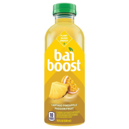 Bai Boost Water Beverage, Cartago Pineapple Passion Fruit