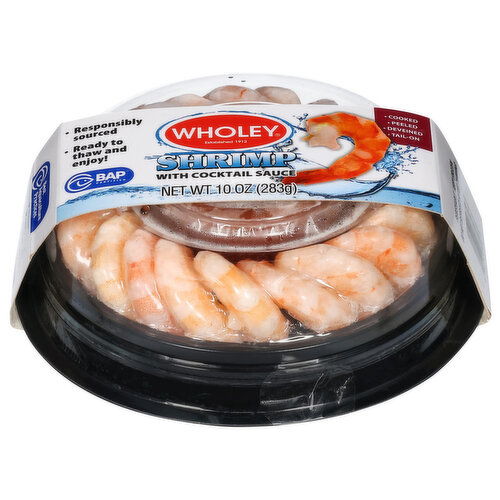 Wholey Shrimp with Cocktail Sauce