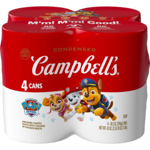 Campbell's® Condensed Paw Patrol® Awesome Shapes Pasta With Chicken in Chicken Broth