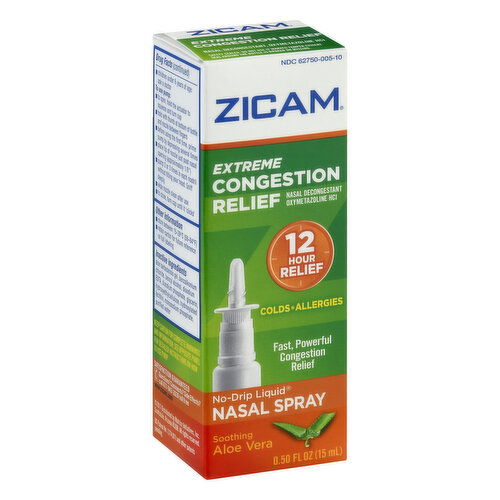 Zicam Nasal Spray, No-Drip Liquid