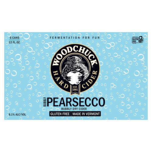 Woodchuck Hard Cider, Bubbly Pearsecco,