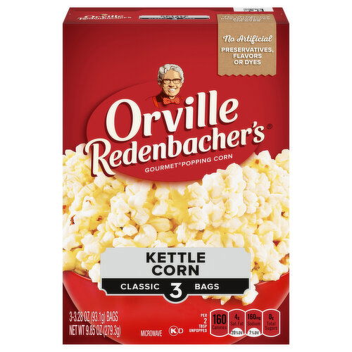 Orville Redenbacher's Kettle Corn Microwave Popcorn