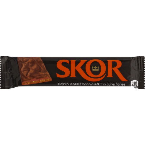 Skor Candy Bar, Milk Chocolate/Crisp Butter Toffee