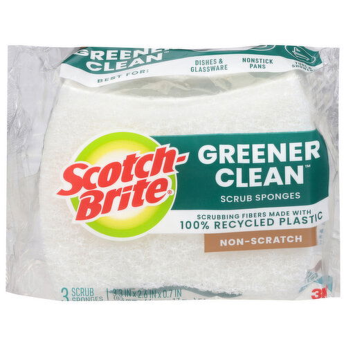 Scotch-Brite Greener Clean Non-Scratch Scrub Sponges