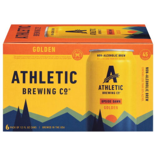 Athletic Brewing Co Non-Alcoholic Upside Dawn Golden Beer