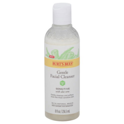 Burt's Bees Gentle Facial Cleanser, Sensitive with Aloe Vera