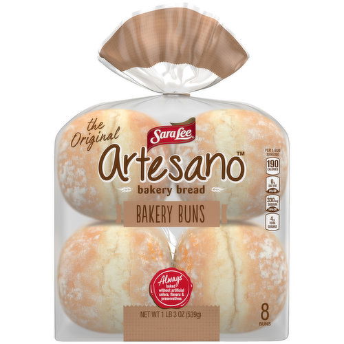 Sara Lee Artesano Bakery Buns