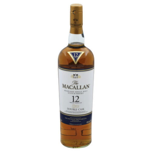 The Macallan Whisky, Scotch, Highland Single Malt, 12 Years Old