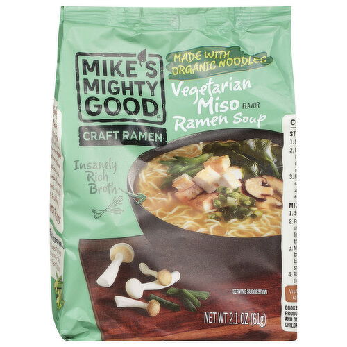 Mike's Mighty Good Ramen Soup, Vegetarian Miso