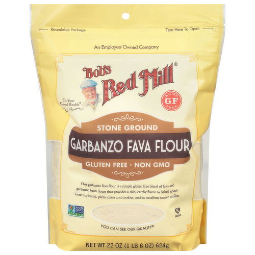 Bob's Red Mill Garbanzo Fava Flour, Stone Ground