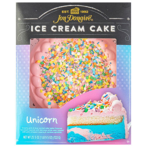 Jon Donaire Ice Cream Cake, Unicorn
