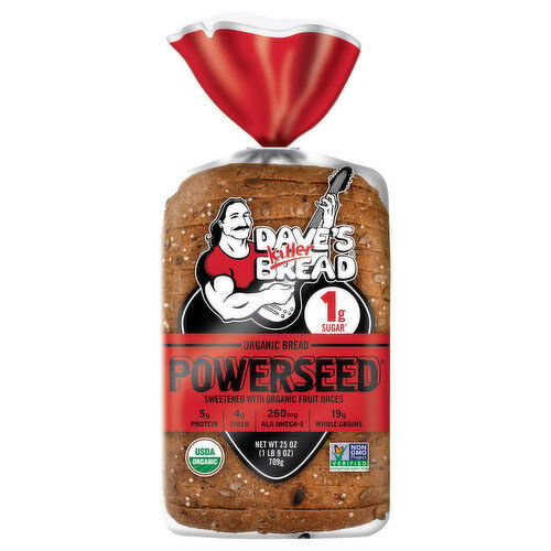 Dave's Killer Bread Bread, Organic, Powerseed