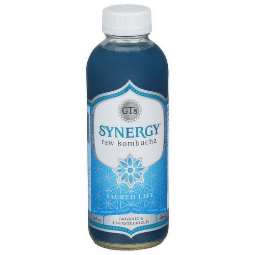 GT's Synergy Raw Kombucha, Sacred Life