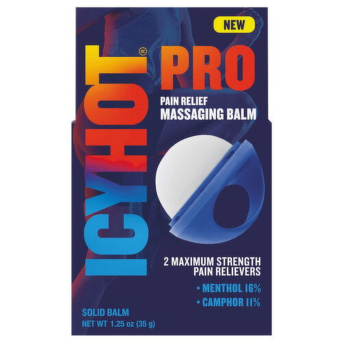 Icy Hot Pro Pain Relief, Massaging Balm, Solid