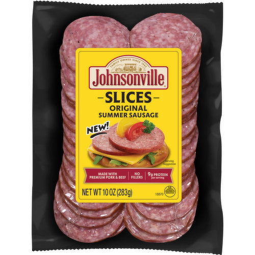 Johnsonville Original Summer Sausage Slices