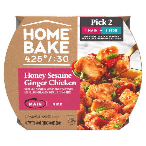Homebake Ginger Chicken Honey Sesame Frozen Meal