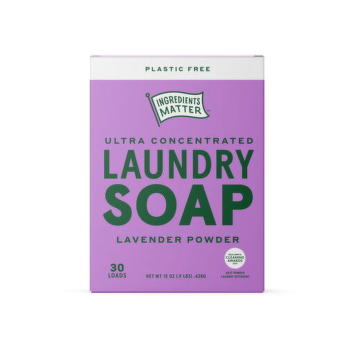 Ingredients Matter Ultra-Concentrated Laundry Soap, Lavender