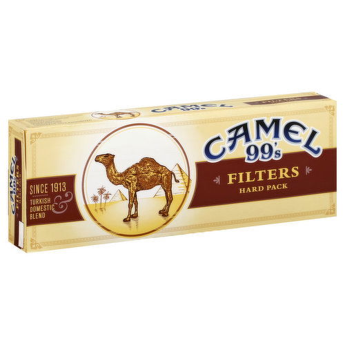 Camel Cigarettes, 99's, Filters, Hard Pack