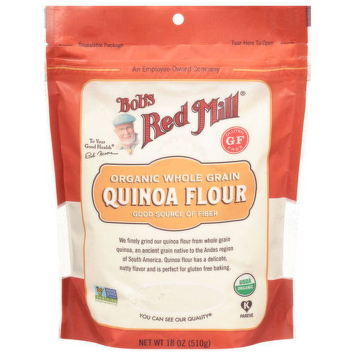 Bob's Red Mill Quinoa Flour, Organic, Whole Grain