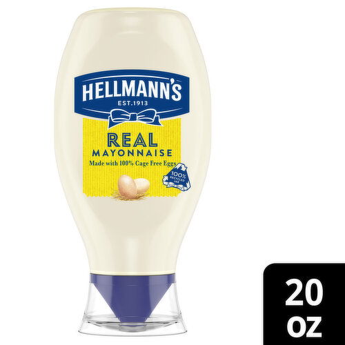 Hellmann's Real Mayonnaise Real Mayo Squeeze Bottle