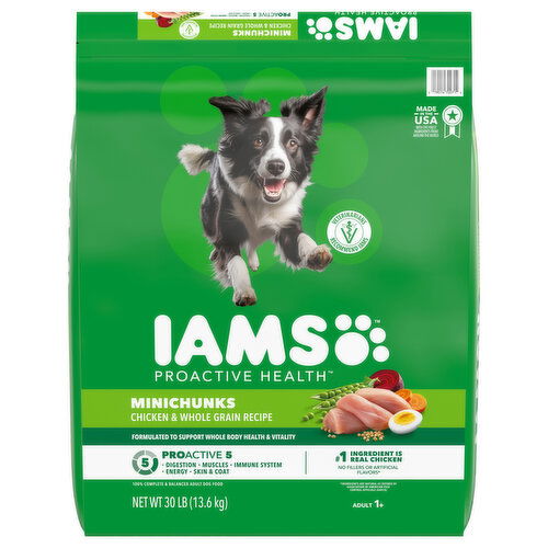 IAMS Proactive Health Adult 1+ Minichunks Chicken & Whole Grain Recipe Dog Food