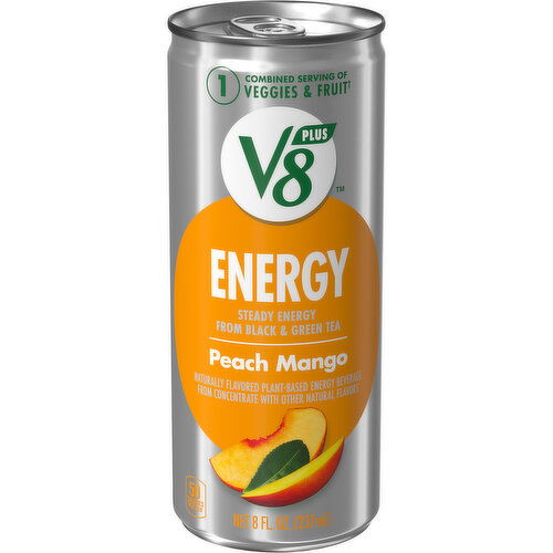 V8® +Energy® Peach Mango Juice Energy Drink