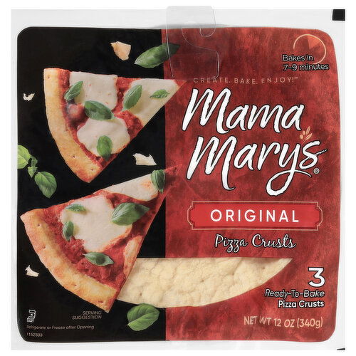 Mama Mary's Ready-To-Bake Original Pizza Crusts