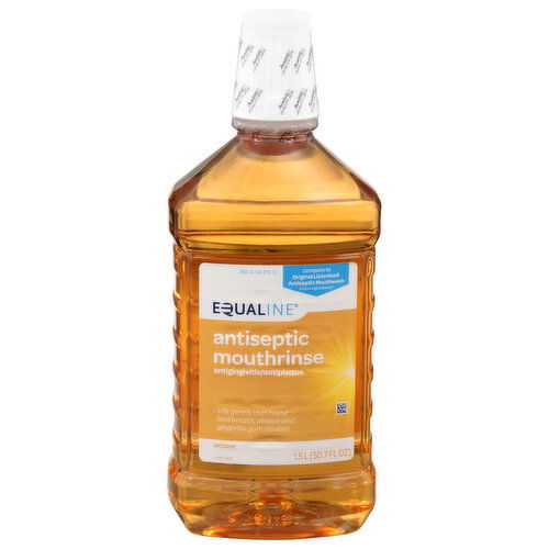 Equaline Mouthrinse, Antiseptic, Amber