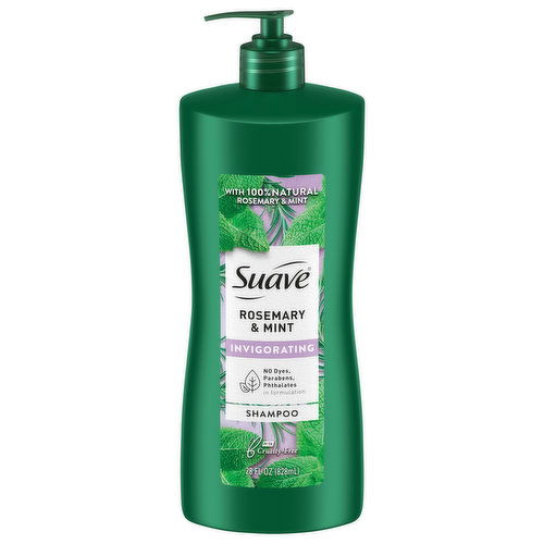 Suave Shampoo, Invigorating, Rosemary & Mint