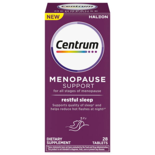 Centrum Menopause Support, Tablets