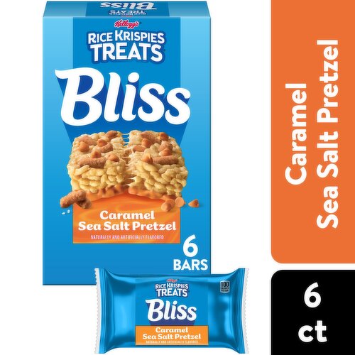 Rice Krispies Treats Bliss Crispy Marshmallow Squares, Caramel Sea Salt Pretzel