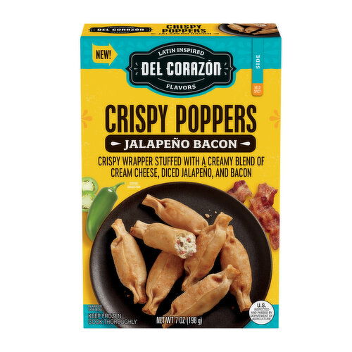 Del Corazón Crispy Poppers - Jalapeño Bacon