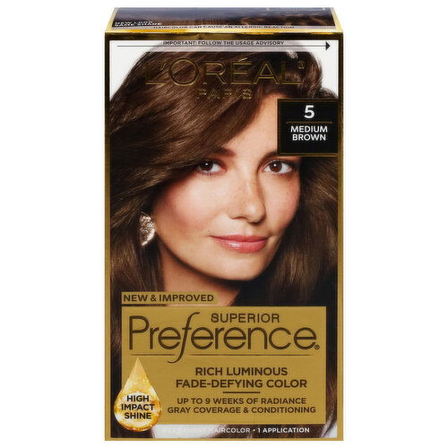Superior Preference 5 Medium Brown Permanent Haircolor