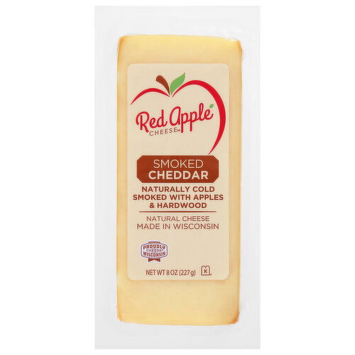 Red Apple Cheese Cheese, Cheddar, Smoked