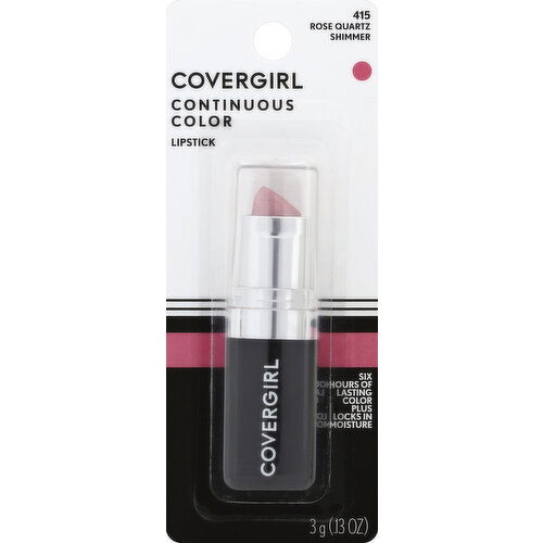 CoverGirl Continuous Color Lipstick, Rose Quartz 415