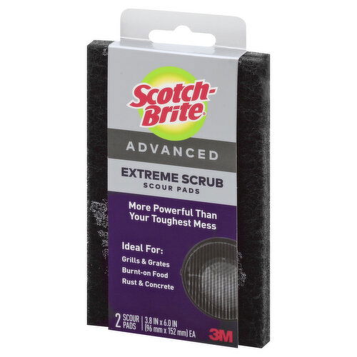 Scotch Brite Scour Pads, Extreme Scrub, Advanced