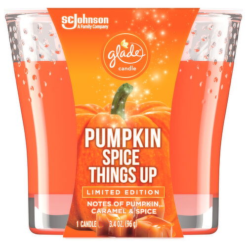 Glade Candle, Pumpkin Spice Things Up