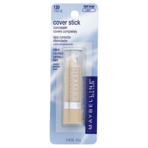 maybelline Concealer, Cover Stick, Light Beige 120