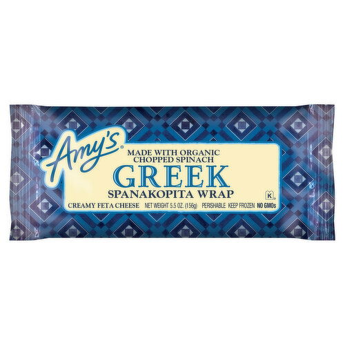 Amy's Spanakopita Wrap, Greek