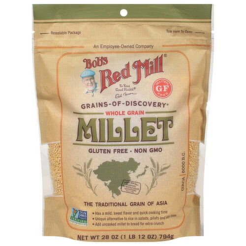 Bob's Red Mill Millet, Whole Grain