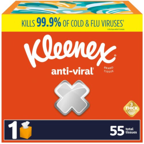 Kleenex Anti-Viral 3-Ply Anti-Viral Tissues