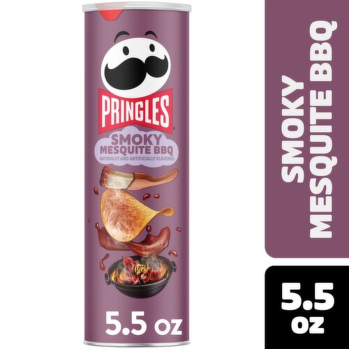 Pringles Smoky Mesquite BBQ Potato Crisps