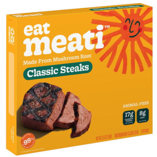 Eat Meati Classic Steaks, 2 Pack