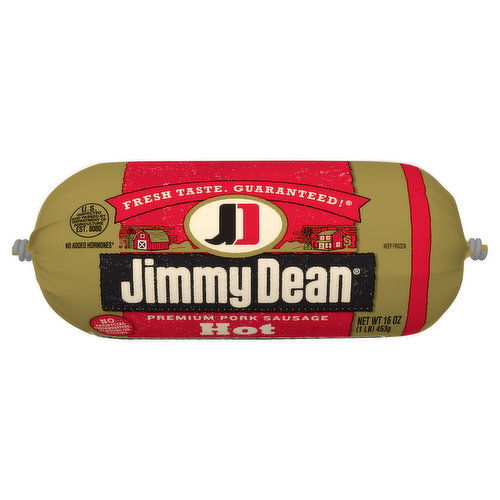 Jimmy Dean Premium Pork Hot Sausage Roll, 16 oz.