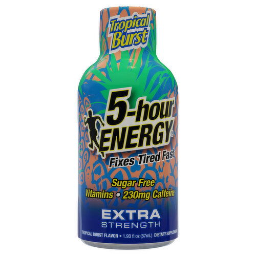 5-Hour Energy Sugar Free Extra Strength Tropical Burst Energy Shot