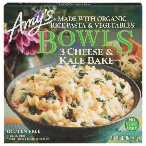 Amy's Bowls, 3 Cheese & Kale Bake