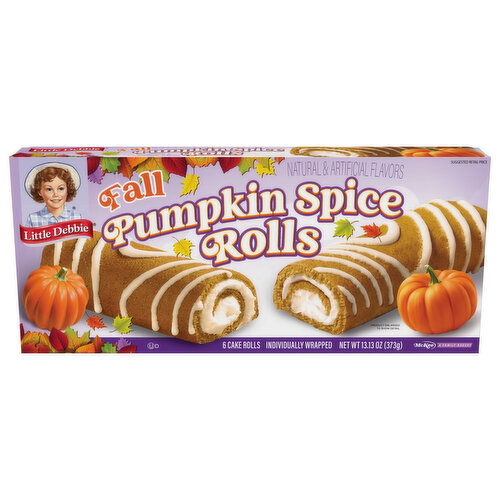 Little Debbie Fall Pumpkin Spice Cake Rolls