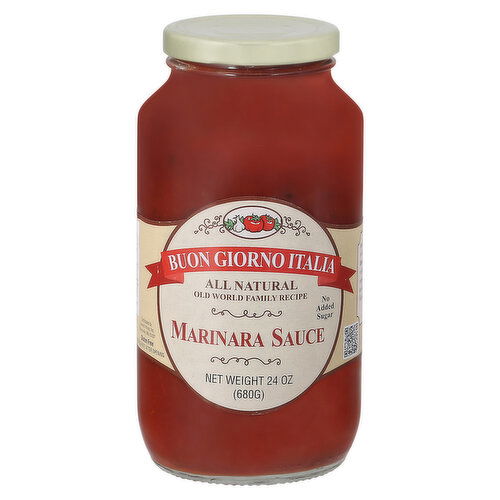 Buon Giorno Italia Sauce, All Natural, Marinara