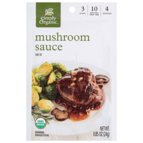 Simply Organic Mix, Mushroom Sauce